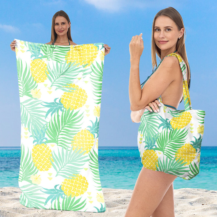 Beach towel with creative sea turtle pattern Bowlift