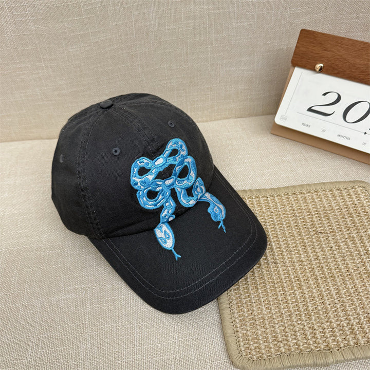 Women's Embroidered Graphic Baseball Cap Bowlift