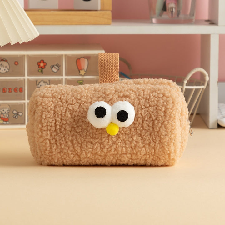Plush Animal-Themed Pencil Case Bowlift