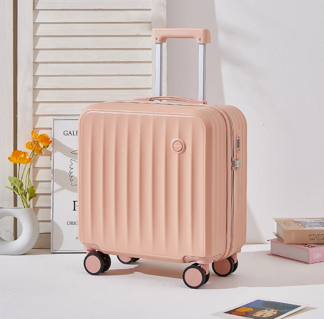 Women's Lightweight Hard-Shell Carry-On Luggage Bowlift