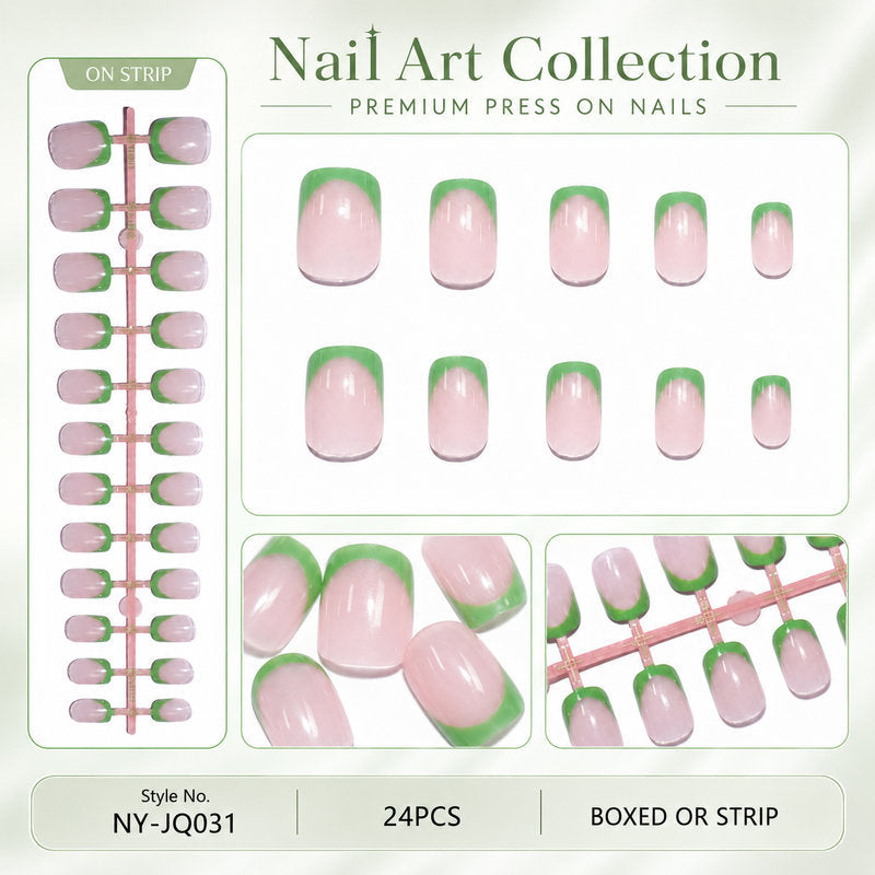 Acrylic nail set with colorful gradients Bowlift