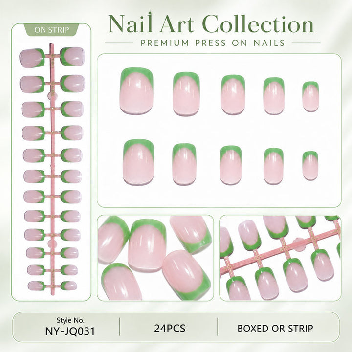 Acrylic nail set with colorful gradients Bowlift