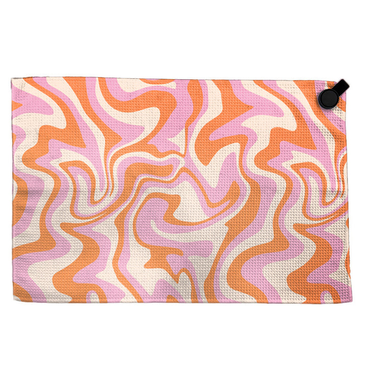 Towel with modern circular pattern Bowlift