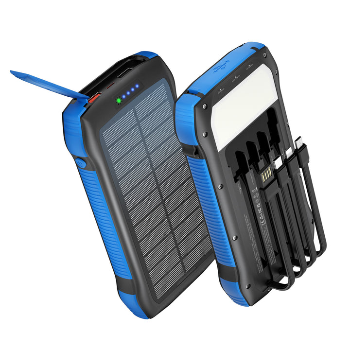Solar Power Bank with multifunctionality and fast charging feature Bowlift