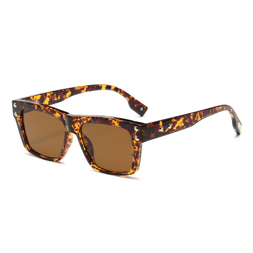 Retro-Inspired Square Frame Sunglasses