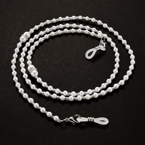 Elegant Pearl Beaded Eyewear Chain Bowlift