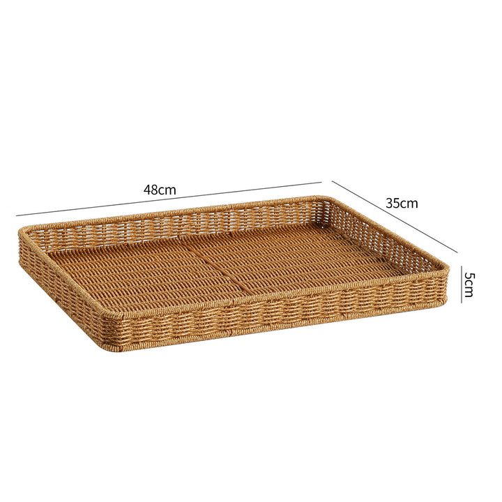 Handwoven Decorative Storage Chest Bowlift