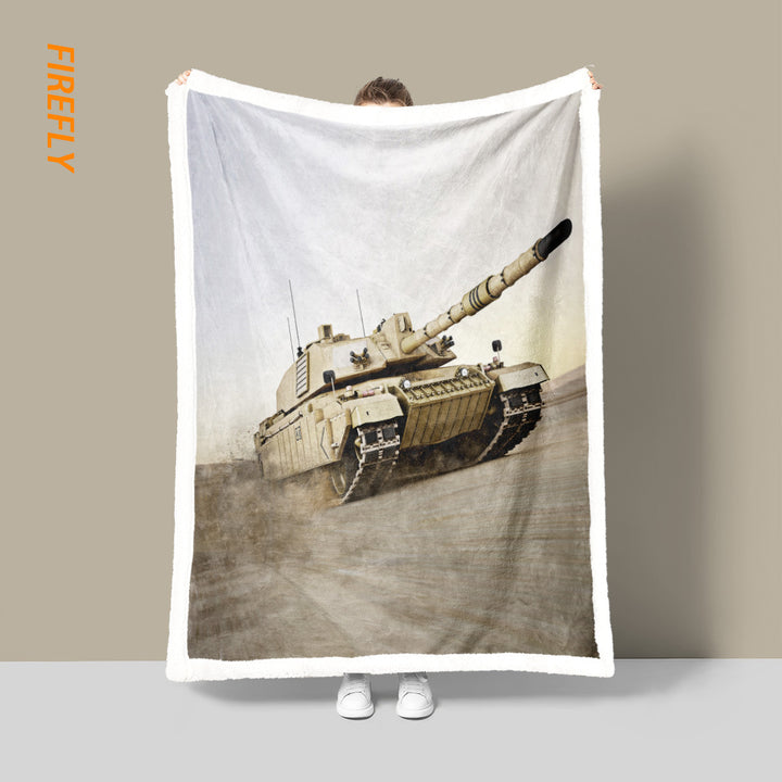 Tactical Camo Fleece Throw Blanket