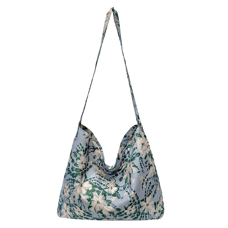 WoFloral Print Hobo Handbag Bowlift