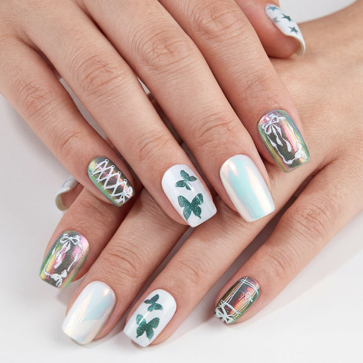 Artistic Butterfly Nail Art Set Bowlift