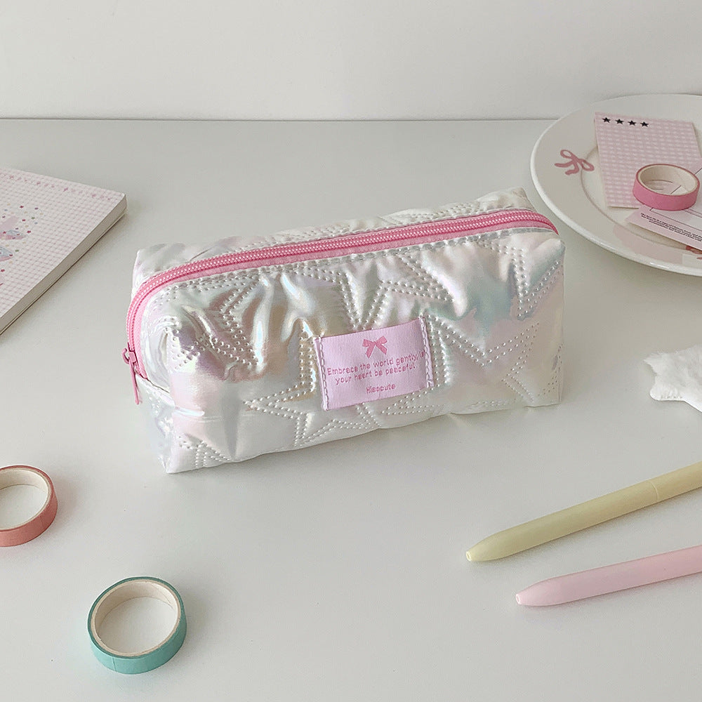Elegant Quilted Pencil Case Bowlift