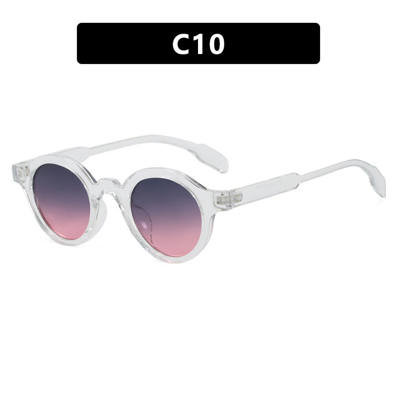 Women's fashionable round sunglasses with high-quality, flexible frame Bowlift