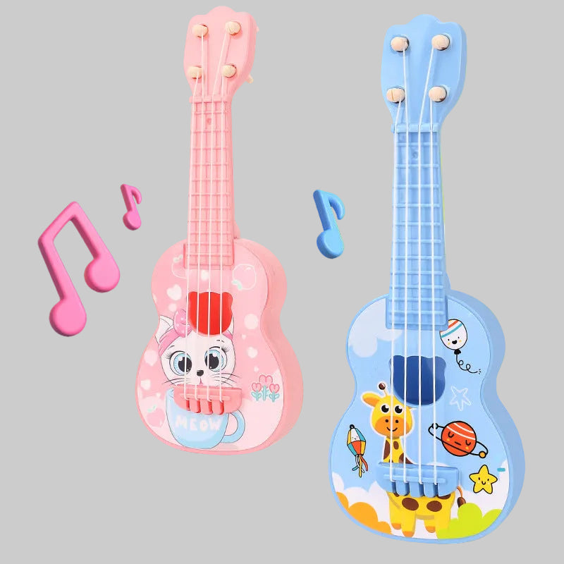 Cute Cat-Themed Musical Ukulele Bowlift