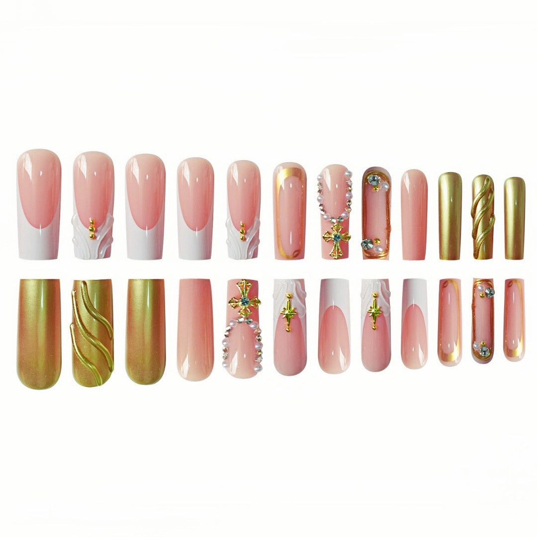 Ornate Press-On Nail Extensions Bowlift