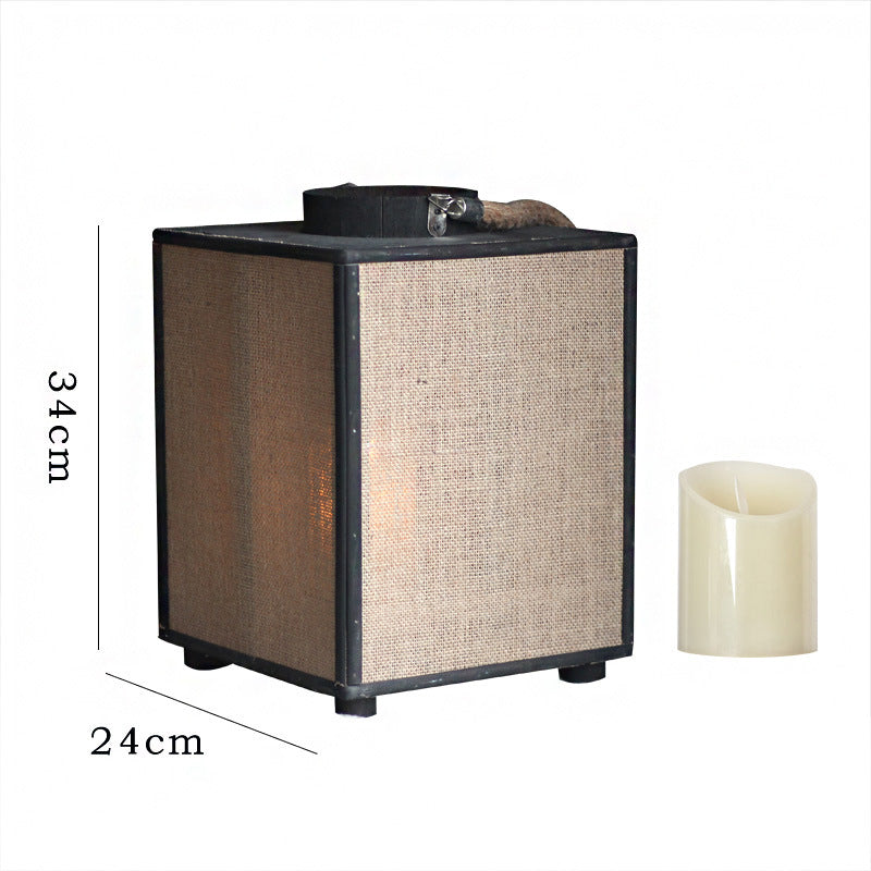 Rustic Table Lamp Bowlift