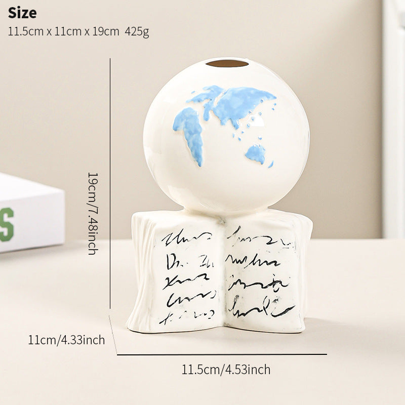 Elegant Ceramic Globe Bank Bowlift