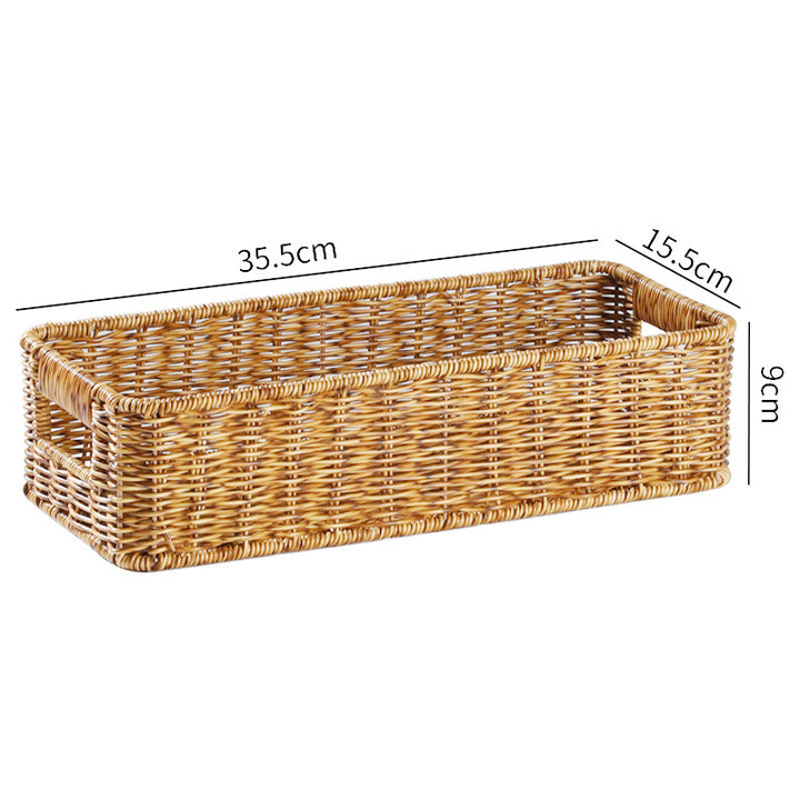 Stylish Rectangular Woven Organizer Bowlift