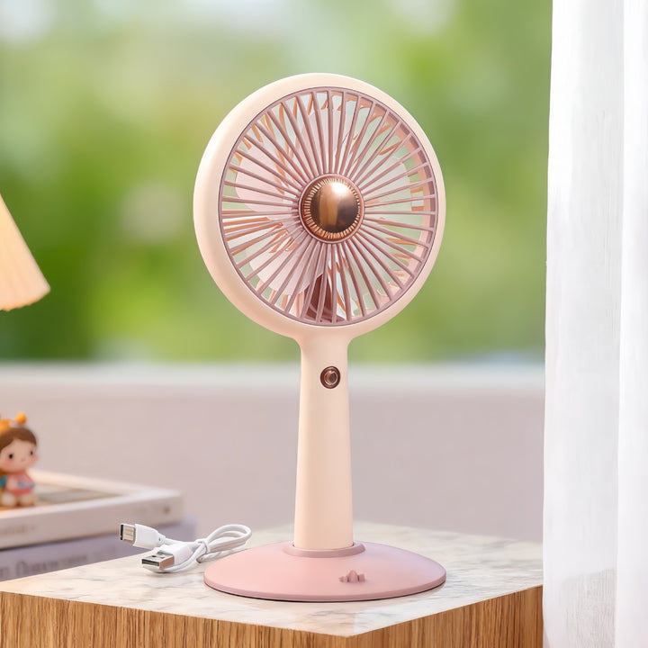 Women's Portable Table Fan with Adjustable Tilt Angle Bowlift