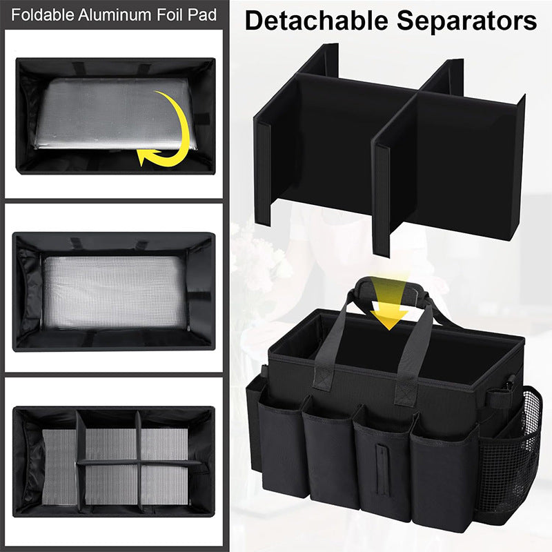 Multifunctional storage bag with dividers Bowlift