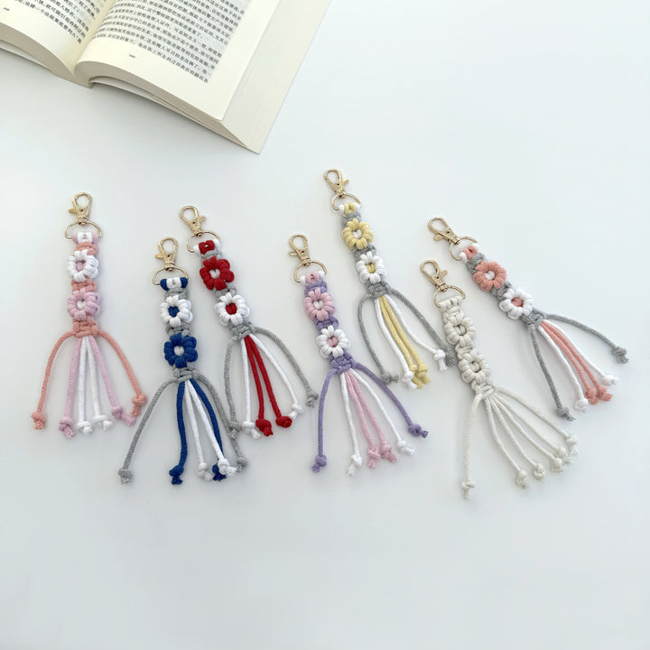 Macrame Keychain with Tassel Bowlift