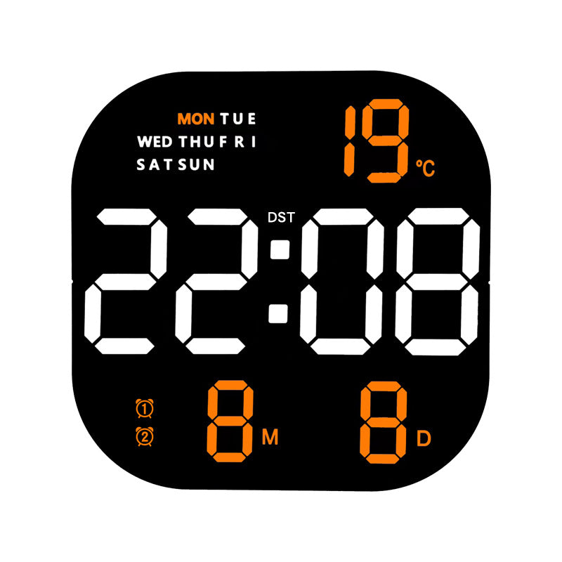 Digital Alarm Clock with Thermometer and Hygrometer Bowlift