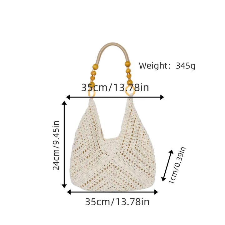 Handbag with Bohemian crochet look Bowlift