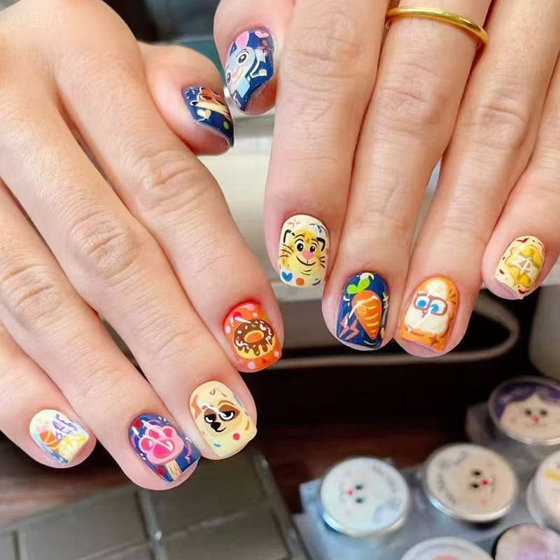 Playful Character Nail Art Set Bowlift