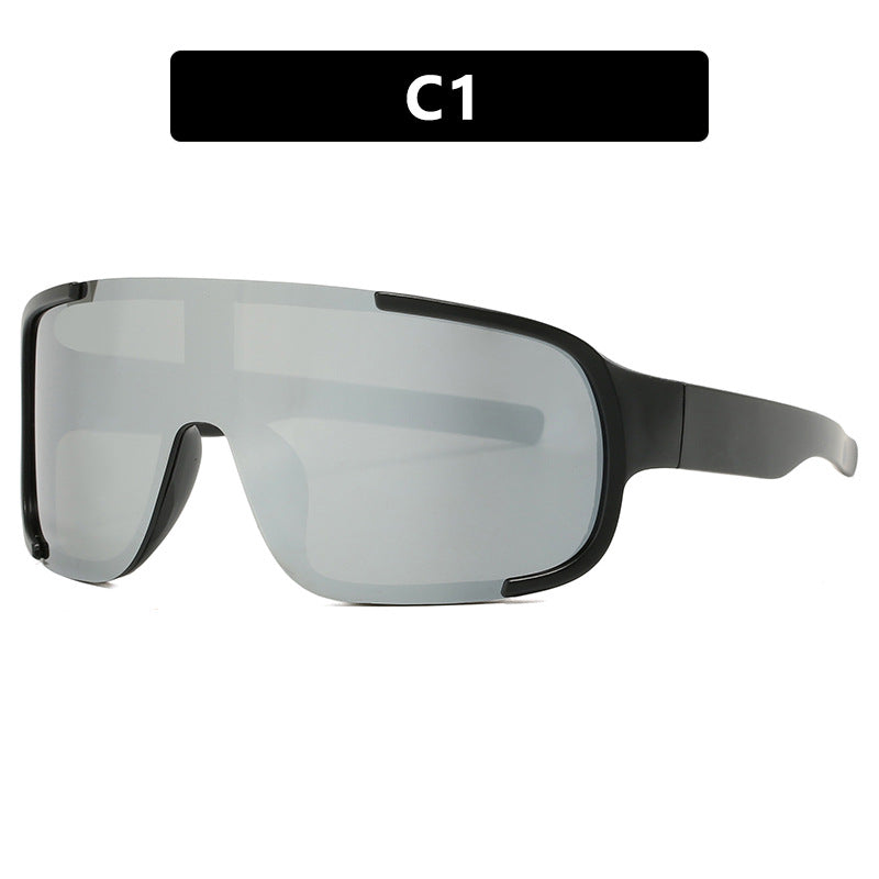 Women's sporty UV protection sunglasses with wide, aerodynamic shape Bowlift