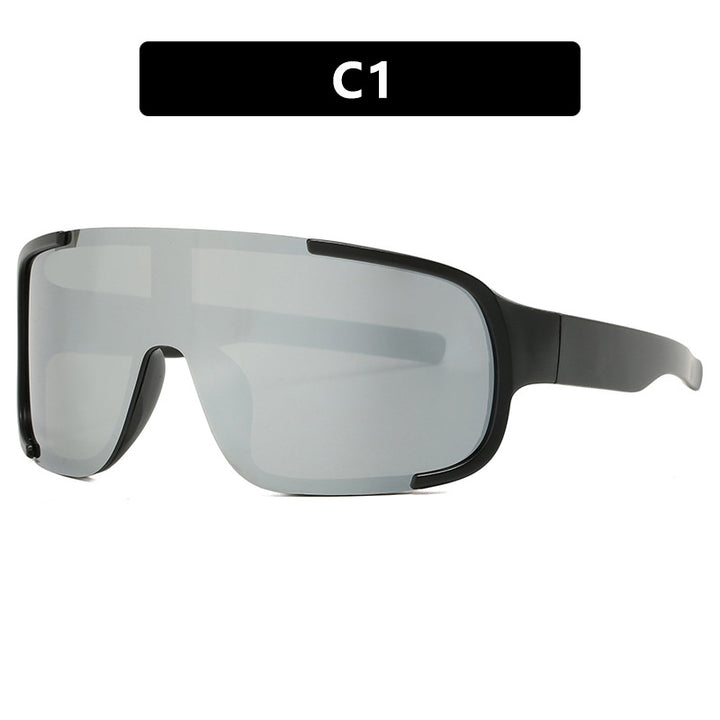 Women's sporty UV protection sunglasses with wide, aerodynamic shape Bowlift