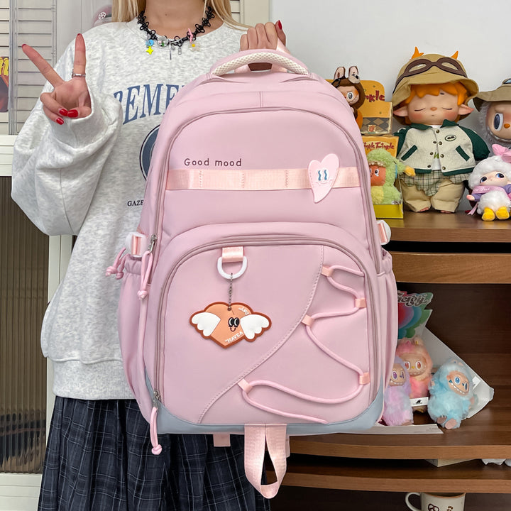 Backpack with Stylish Design and Practical Exterior Pockets Bowlift