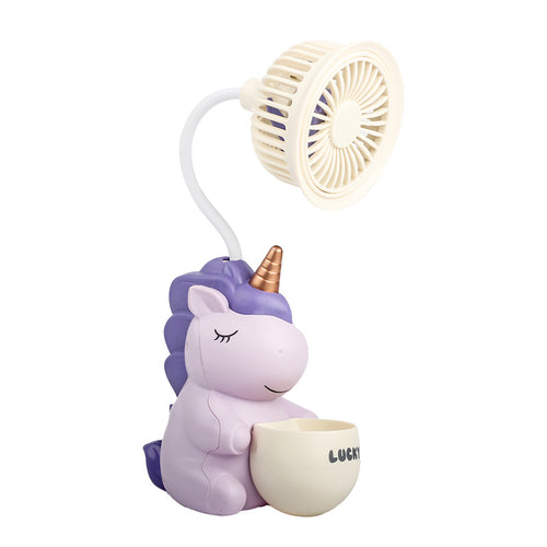 Women's portable toy fan with flexible neck Bowlift