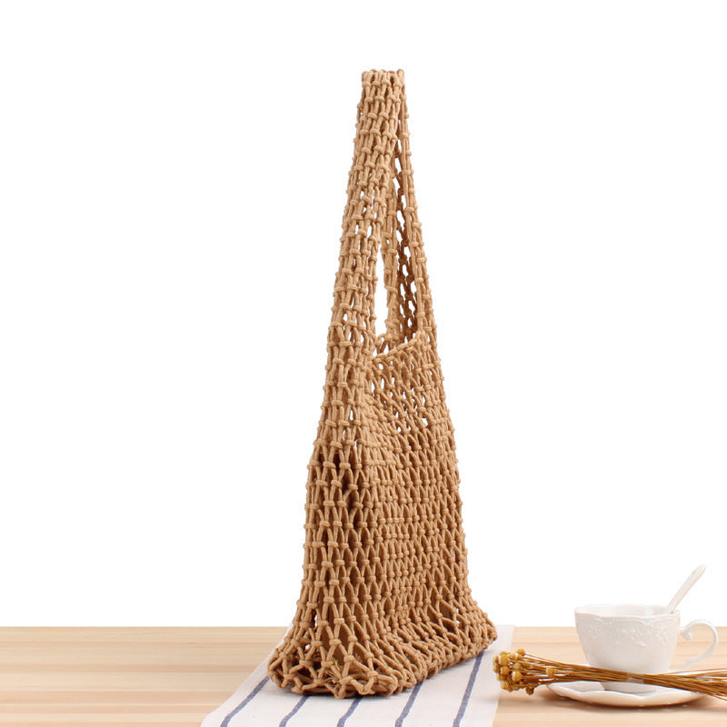 Net bag made of handcrafted natural material Bowlift