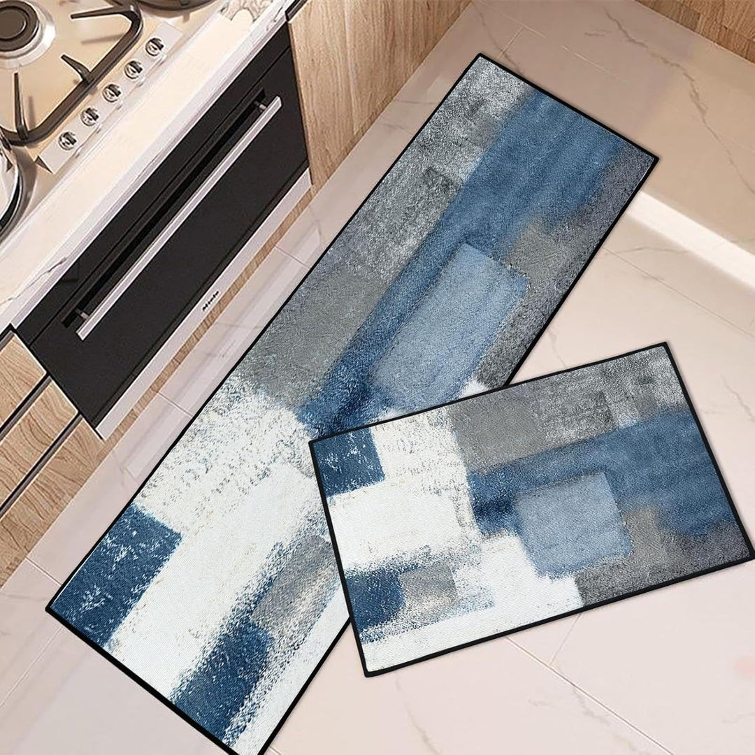 Geometric Patterned Kitchen Runner Mat