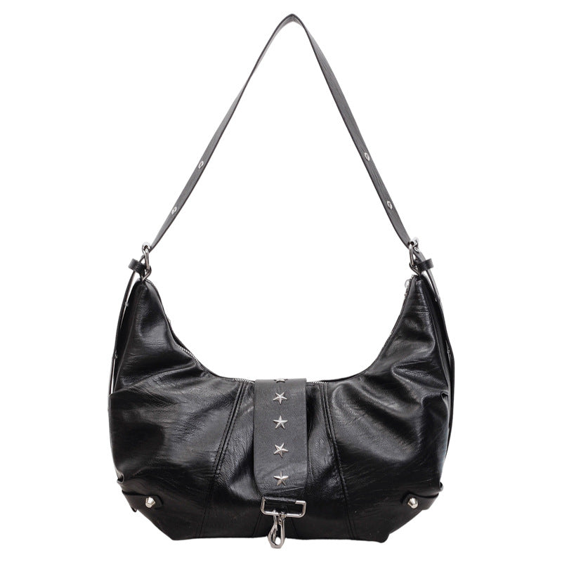 WoChic Leather Hobo Bag Bowlift