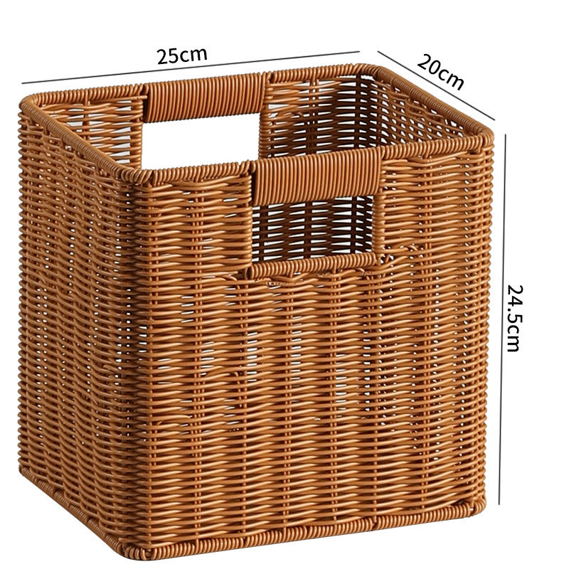 Rectangular Woven Storage Bin Bowlift