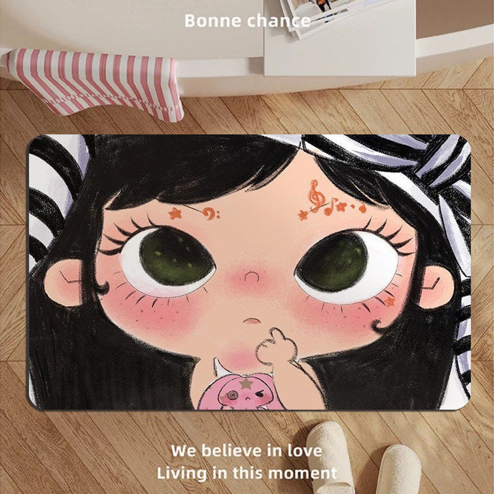 Adorable Cartoon Character Bath Mat Bowlift