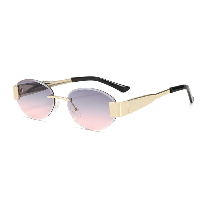 Women's glamorous sunglasses with clear, elegant frame and protective UV filter Bowlift