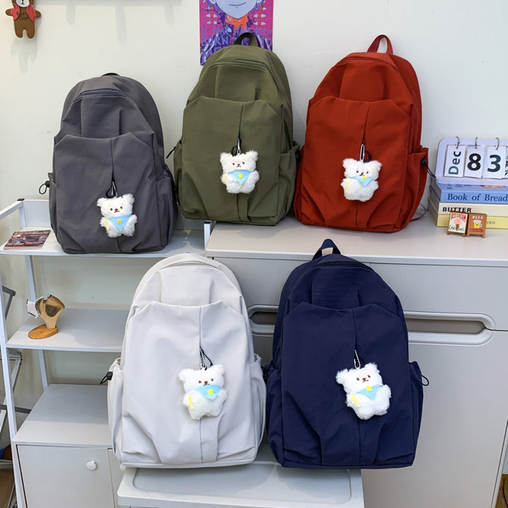 Functional Soft Fabric Backpack Bowlift