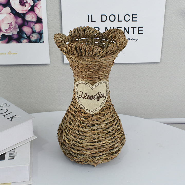 Handcrafted Natural Woven Storage Basket Bowlift