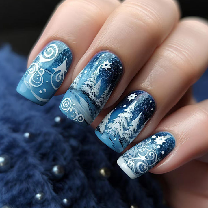 Winter Wonderland Nail Art Bowlift