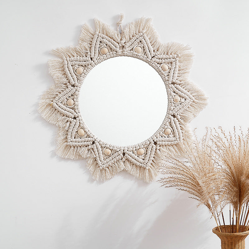 Macrame Wall Mirror Bowlift