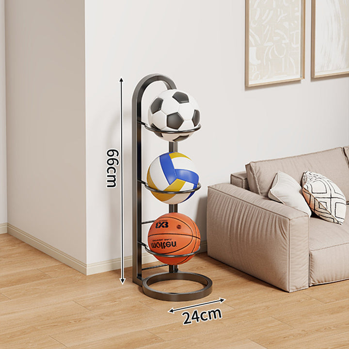Vertical Floor-Standing Sports Ball Storage Rack