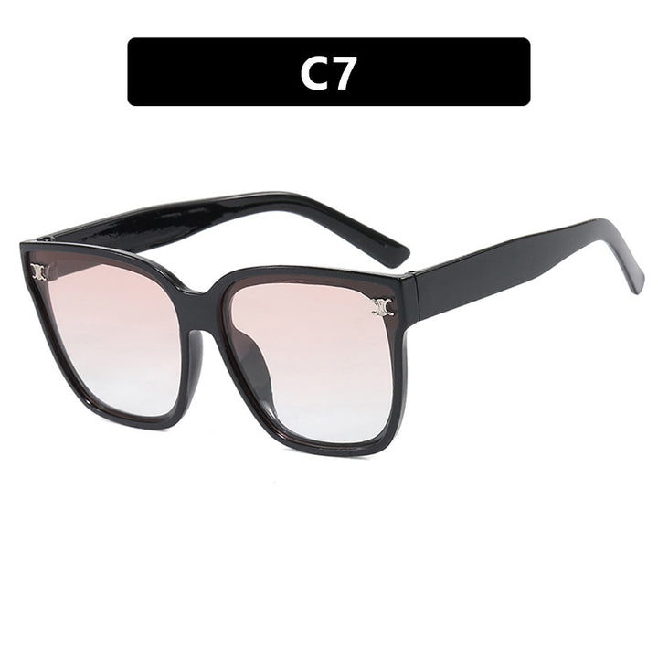 Ladies fashionable square sunglasses with high-quality, color-changing lenses Bowlift