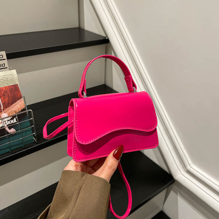 WoStylish Patent Leather Mini Handbag Bowlift
