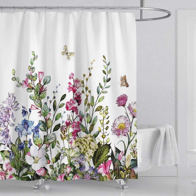 Leafy Botanical Themed Bathroom Ensemble Bowlift
