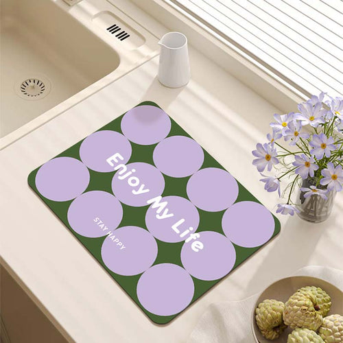 Inspirational Quote Kitchen Counter Mat