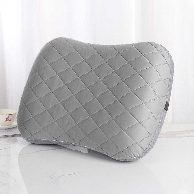 Ergonomic Memory Foam Lumbar Support Pillow with Quilted Breathable Cover Bowlift