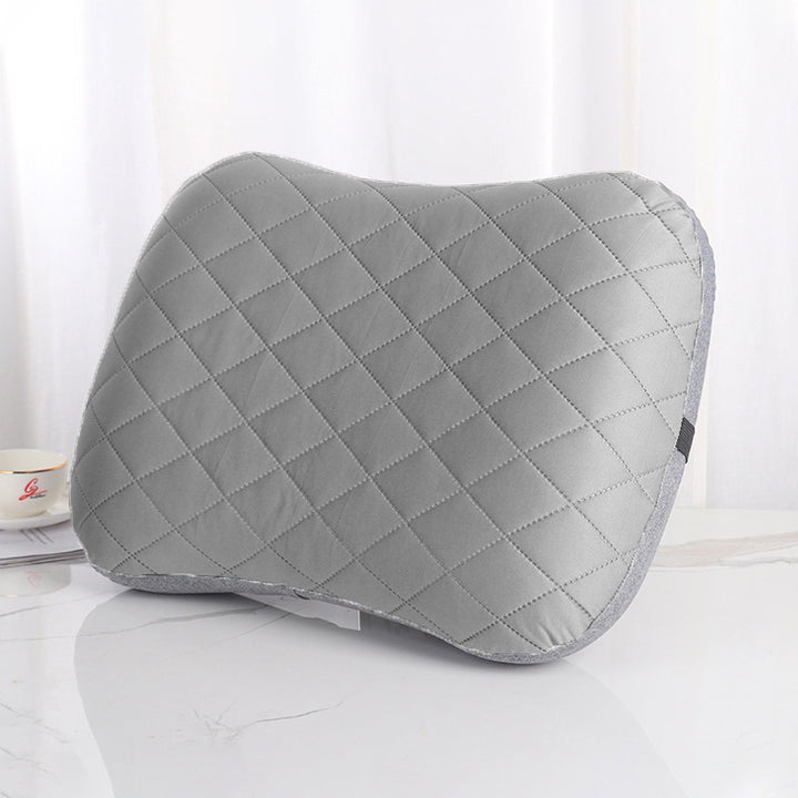 Ergonomic Memory Foam Lumbar Support Pillow with Quilted Breathable Cover Bowlift