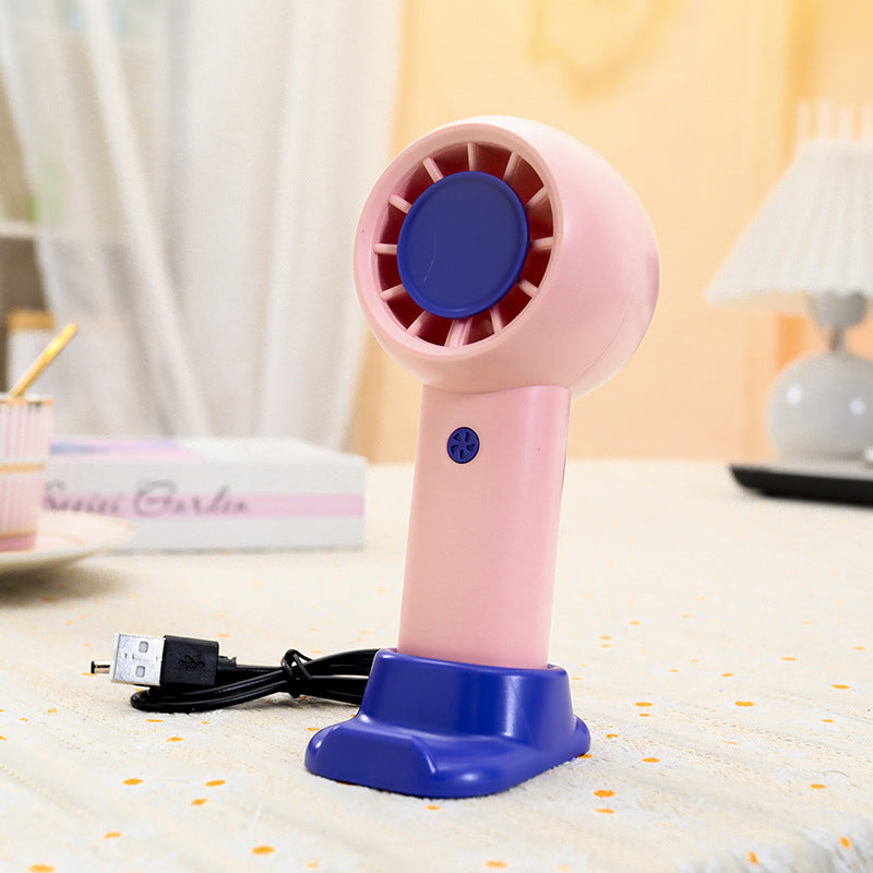 Women Portable Mini Blower Fan with USB Connection Bowlift