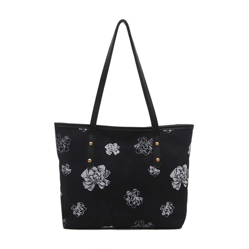 Floral Patterned Tote Bag Bowlift